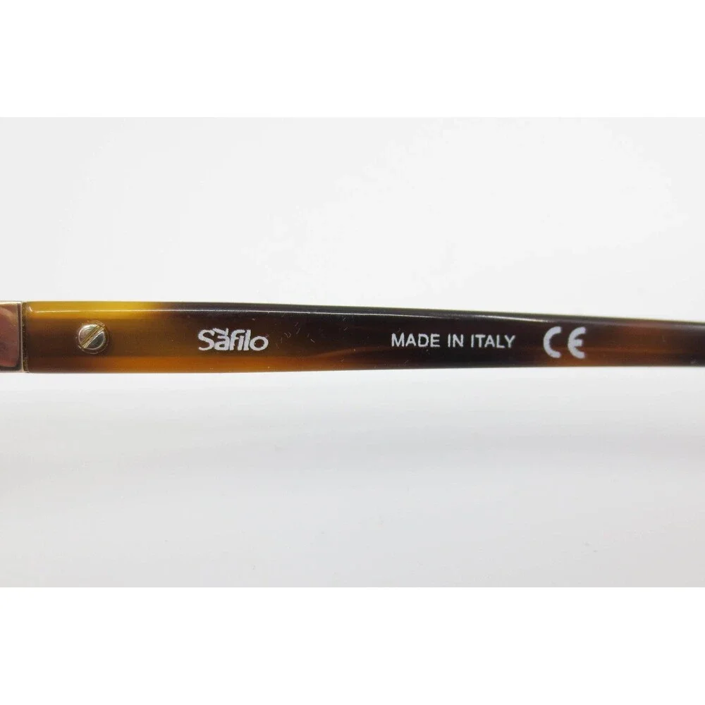 Safilo Emozioni EM 4052 PJR Black Tortoise Eyeglass Frames Italy 54-15-135